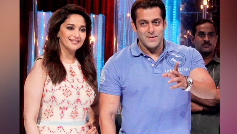सलमान खान और माधुरी दीक्षित ने एक साथ कई फिल्मों में काम किया है। इस लिस्ट में हम आपके हैं कौन और साजन, दिल तेरा आशिक और हम तुम्हारे हैं सनम जैसी सुपरहिट फिल्मों के नाम हैं। सलमान और माधुरी अच्छे दोस्त है।