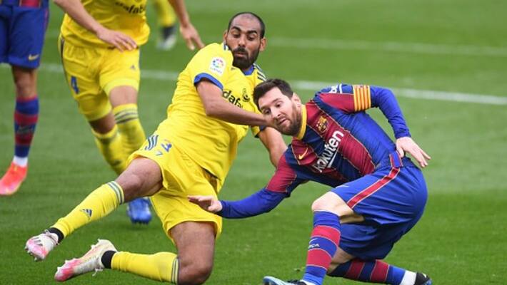 La liga 2020 21 Barcelona Fc draw with Cadiz Fc La liga 2020 21 Barcelona Fc draw with Cadiz Fc