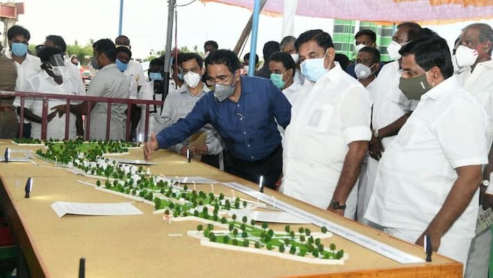 CM Edappadi Palaniswami inaugurate asia biggest Livestock park and college in salem CM Edappadi Palaniswami inaugurate asia biggest Livestock park and college in salem