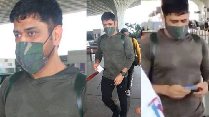 MS Dhoni Makes Major Fashion Statement With His Sneakers MS Dhoni Makes Major Fashion Statement With His Sneakers