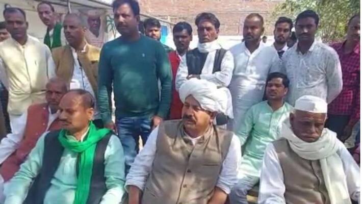 Kisan Panchayat in Barabanki and Agra today asa Kisan Panchayat in Barabanki and Agra today asa