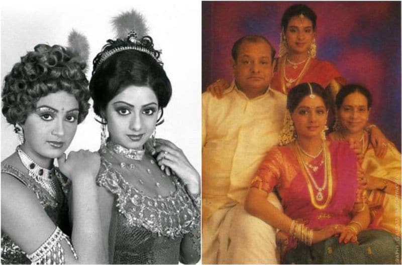 హీరోయిన్ రాధతో శ్రీదేవి