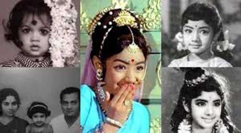 చిన్ననాటి శ్రీదేవి వివిధ వయసులలో