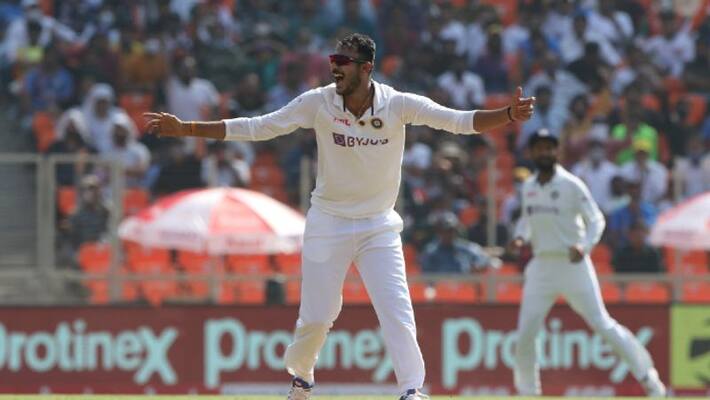 Axar Patel surpasses Yasir Shah with better figure in pink ball test Axar Patel surpasses Yasir Shah with better figure in pink ball test