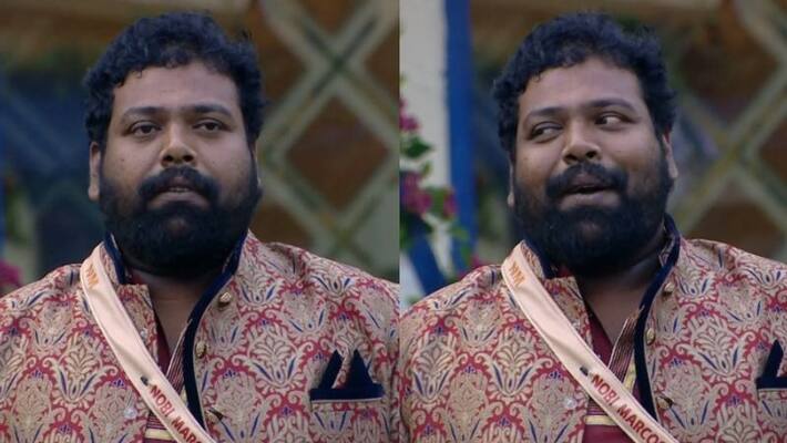 nobi marcose cant stop laughing in the bigg boss 3 weekend task nobi marcose cant stop laughing in the bigg boss 3 weekend task