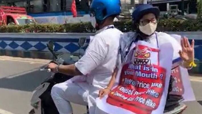West Bengal assembly election, Mamta Banerjee opposes petrol and diesel prices kpa West Bengal assembly election, Mamta Banerjee opposes petrol and diesel prices kpa