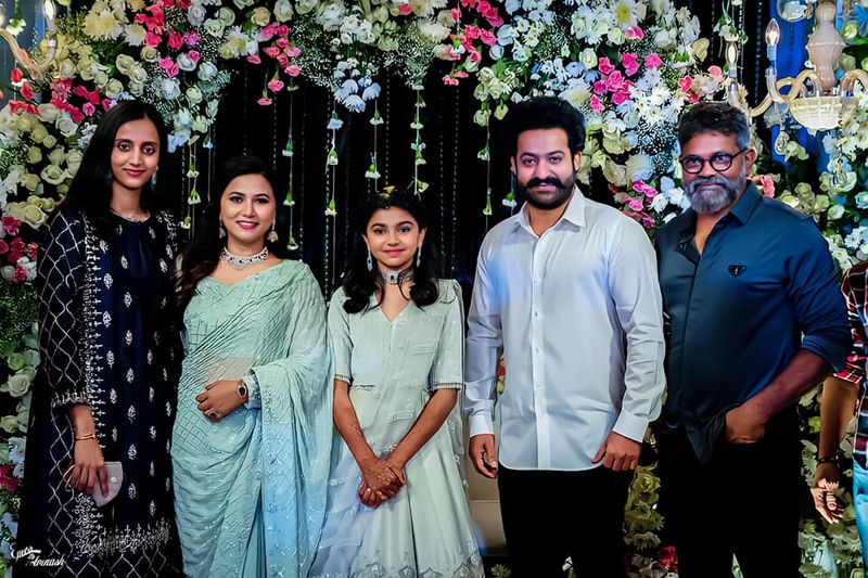 సుకుమార్ కూతురు ఫంక్షన్లో తన భార్య ప్రణతితో కలిసి హాజరైన ఎన్టీఆర్.
