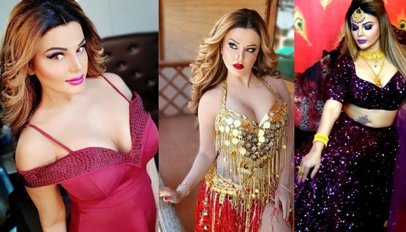 Rakhi Sawant is known for her quirky and exciting presence on her social media accounts. Recently the actress posted a picture wherein a girl can be seen coming out of the pool clad in a dusty-orange bikini.