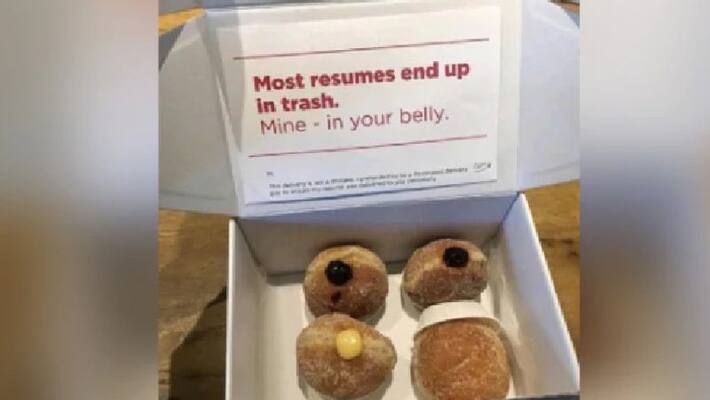 see an innovative job application which contains a box of sweets see an innovative job application which contains a box of sweets