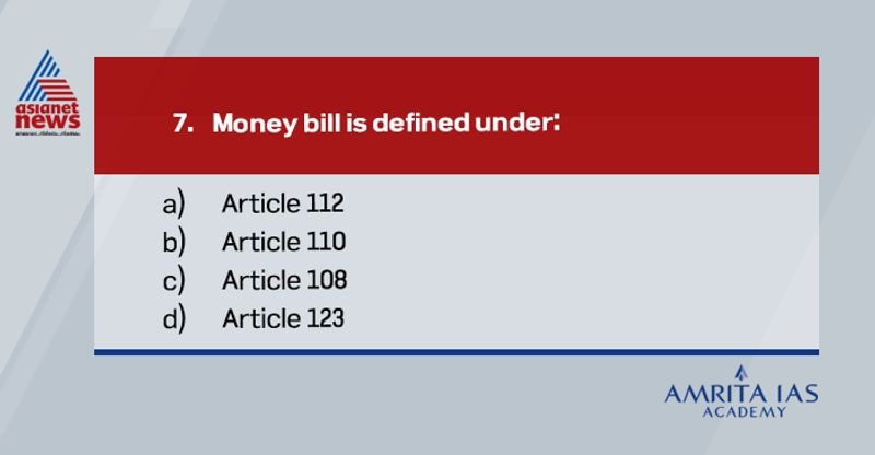 Answer:(b)Article 112 deals with the Annual financial statement, Article 108 and 123 deals with the joint sitting of Parliament and ordinance making power of President respectively.