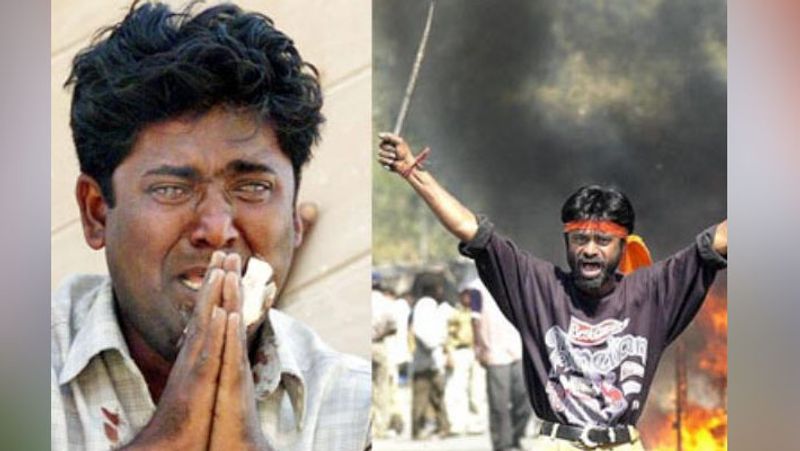 22 फरवरी : विशेष अदालत ने गोधरा कांड में 31 लोगों को दोषी पाया, जबकि 63 अन्य को बरी किया।
(गोधरा कांड के बाद भड़के दंगे की यह तस्वीर मीडिया की सुर्खियों में आ गई थी)
