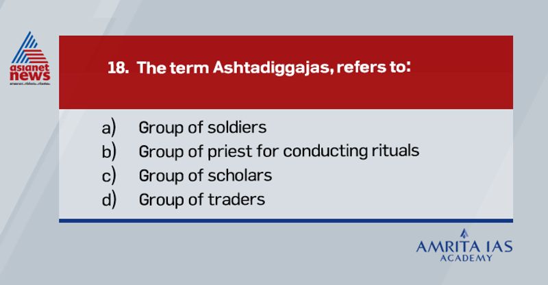 Answer:(c)Ashtadiggajas is the collective title given to the eight Telugu scholars and poets in the court of Vijayanagara Emperor Krishnadevaraya