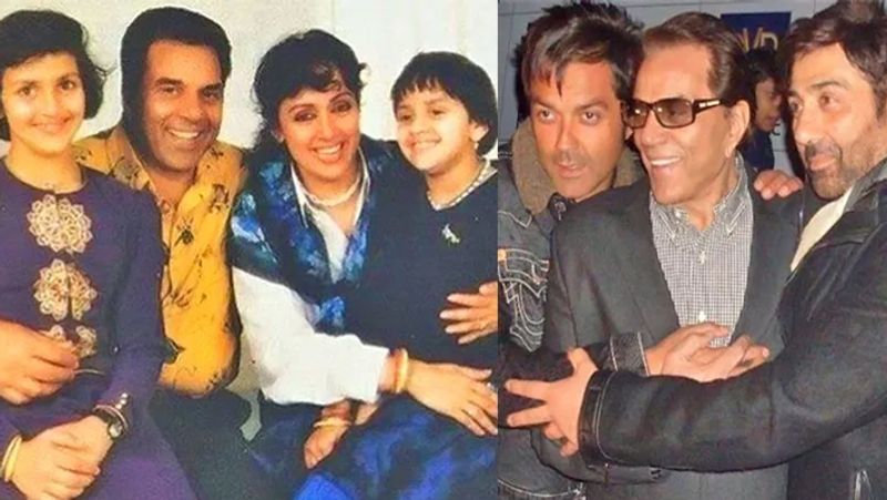 धर्मेंद्र 6 बच्चों के पिता हैं। उनकी पहली पत्नी प्रकाश कौर लाइमलाइट से दूर ही रहती हैं। उनकी बहुत कम ही फोटोज अबतक सामने आई हैं। धर्मेंद्र ने प्रकाश से 1954 में 19 साल की उम्र में अरेंज मैरिज की थी। कपल के चार बच्चे अजय सिंह (सनी), विजय सिंह (बॉबी), विजेता और अजेता देओल हैं।