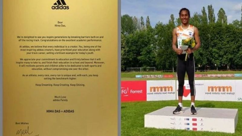 Adidas ने बनाया ब्रांड अंबेसडर
एक समय बेहद गरीबी से जूझ रहीं हिमा के पास अच्छे जूते नहीं थे। उनकी ट्रेनिंग चल रही थी लेकिन ट्रेनिंग के लिए अच्छे जूतों नहीं थे। हिमा ने मांगे नहीं लेकिन पिता गुवाहाटी जाकर 1200 के जूते खरीदकर लाए थे। हिमा को जरूरत थी लेकिन इतने महंगे जूते खरीदना उनके परिवार के लिए बेहद मुश्किल था। फिर स्टार बनने के बाद जूते की कंपनी ADIDAS ने सितंबर 2018 में एक चिट्ठी लिखकर हिमा दास को अपना एम्बेसडर बनाया था। उनका नाम ADIDAS के जूतों पर छपता है। आज हिमा खुद एक ब्रांड हैं।