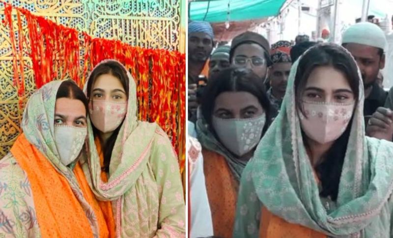 दरगाह में चादर चढ़ाने के दौरान मां-बेटी ने मां-बेटी ट्रडिशनल ड्रेस पहनी हुई थी। इसके अलावा दोनों ने चेहरे पर मास्क भी लगाया हुआ था। वहीं सारा ने ने दुपट्टा सिर पर ओढ़ रखा था। चादर चढ़ाने के बाद उन्होंने इंस्टाग्राम पर तस्वीरें पोस्ट कर टाइमलाइन में अजमेर शरीफ ख्वाजा गरीब नवाज लिखा है। इसक अलावा उन्होंने कैप्शन में लिखा-जुमा मुबारक लिखा हुआ है।