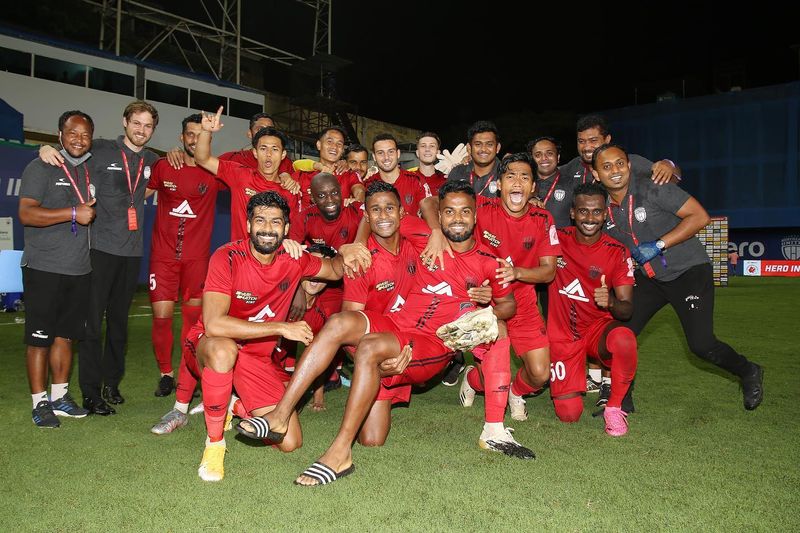Although NEU has sealed its playoffs place, it could still finish either on third and fourth. It would all depend on fourth-placed FC Goa's game against fifth-placed Hyderabad FC on Sunday.
