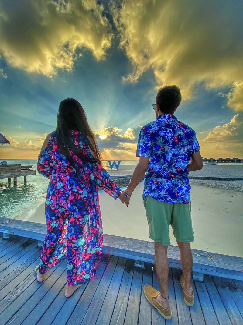క్రికెటర్ యజ్వేంద్ర చాహాల్, ఆయన సతీమణియూట్యూబర్, కొరియోగ్రాఫర్ ధనుశ్రీ వర్మ చాహాల్ మాల్దీవుల వెకేషన్ ఫోటోలు... (ఇన్స్టాగ్రామ్)