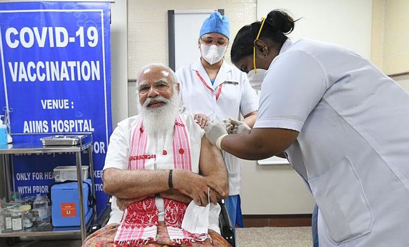 VP Venkaiah Naidu Gets First Jab Of Covid Vaccine at chennai