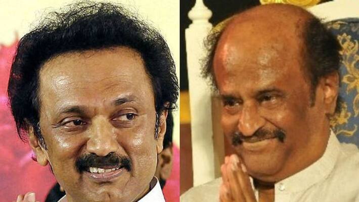 Super Star Rajinikanth Wish DMK Leader MK Stalin on his Birthday Super Star Rajinikanth Wish DMK Leader MK Stalin on his Birthday