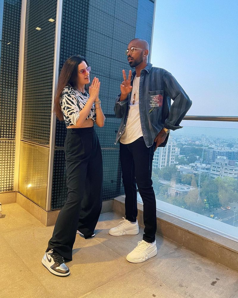 Recently, the couple engaged their fans with their funkiness. They shared some pictures of them posing in style.
