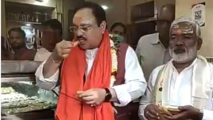 BJP national president JP Nadda visits Varanasi asa BJP national president JP Nadda visits Varanasi asa