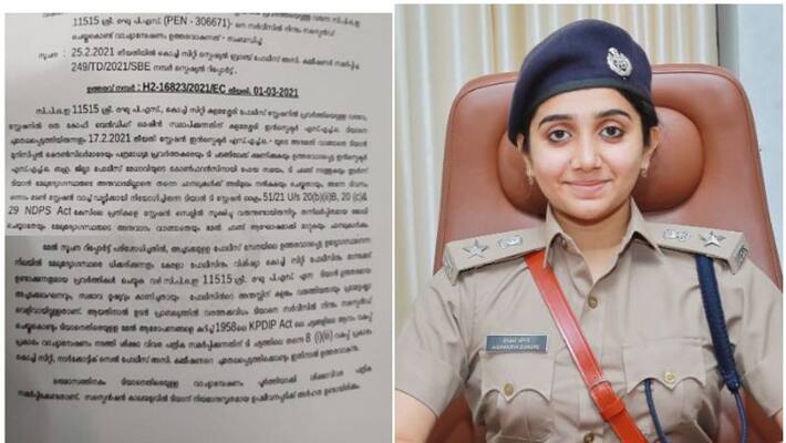 kochi dcp aishwarya dongre suspend civil police officer ps reghu kochi dcp aishwarya dongre suspend civil police officer ps reghu