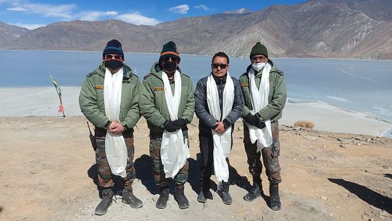 Without the Army's support, this work would not have been completed.
"A week ago, we made our proposal to Menon Saab (Lt Gen PGK Menon). He straightaway gave his approval and within seven days the work was completed."
The new 2G network will also connect the Indian Army's Dhansingh Thapa post and rear posts too as well as ITBP's Thakung post in the northern bank of Pangong Tso.
In the wake of the border standoff with China in eastern Ladakh, the government had planned to strengthen telecom connectivity in Ladakh and Jammu and Kashmir. As per the reports, there were 87 uncovered villages in Jammu and Kashmir while 57 in Ladakh needed access to telecom connectivity.
In an effort that the communication flow remains intact, the government wanted to have 100 per cent telecom coverage.