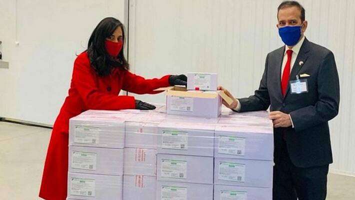 Corona vaccination, India sent 5 lakh doses to Canada kpa Corona vaccination, India sent 5 lakh doses to Canada kpa