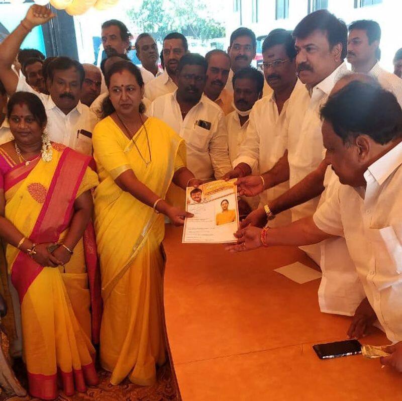 DMDK Premalatha Vijayakanth Nomination Filed
