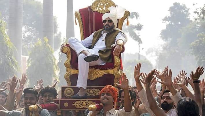 abhishek bachchan shares new look from film dasvi sits like throne boss ganga ram KPJ abhishek bachchan shares new look from film dasvi sits like throne boss ganga ram KPJ
