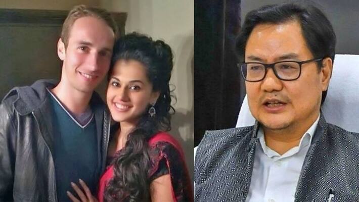 taapsee pannu boyfriend mathias boe asked for help from sports minister kiren rijiju KPG taapsee pannu boyfriend mathias boe asked for help from sports minister kiren rijiju KPG