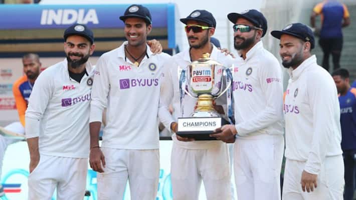 Washington Sundar ruled out from test series against england due to finger injury spb Washington Sundar ruled out from test series against england due to finger injury spb