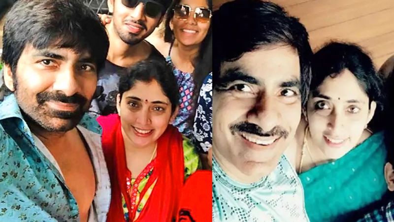रवि तेजा :
पत्नी - कल्याणी
साउथ फिल्म इंडस्ट्री में 'मास महाराजा' के नाम से पॉपुलर एक्टर रवि तेजा ने 26 मई, 2002 को कल्याणी से शादी की। उनके दो बच्चे हैं। बड़ी बेटी मोक्षदा का जन्म 6 जून, 2013 को हुआ। जबकि छोटे बेटे का नाम मानित भूपतिराजू है।