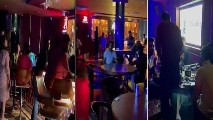 madhya pradesh news bhopal late night girls drunk party wirh boys police red in bar kpr madhya pradesh news bhopal late night girls drunk party wirh boys police red in bar kpr