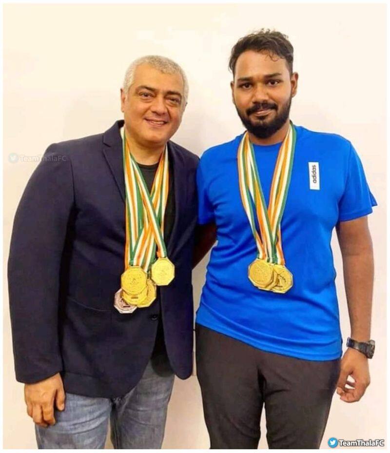 Deputy CM O Pannerselavam praise Ajithkumar for won gold