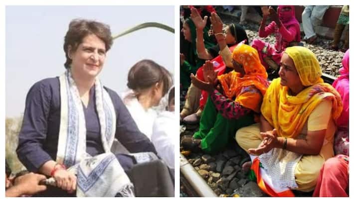 farmers protest in womens day, priyanka gandhi says protest will continue until victory farmers protest in womens day, priyanka gandhi says protest will continue until victory