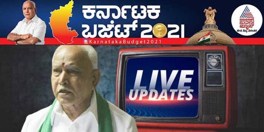 Karnataka BSY Budget 2021 Live updates Kannada pod