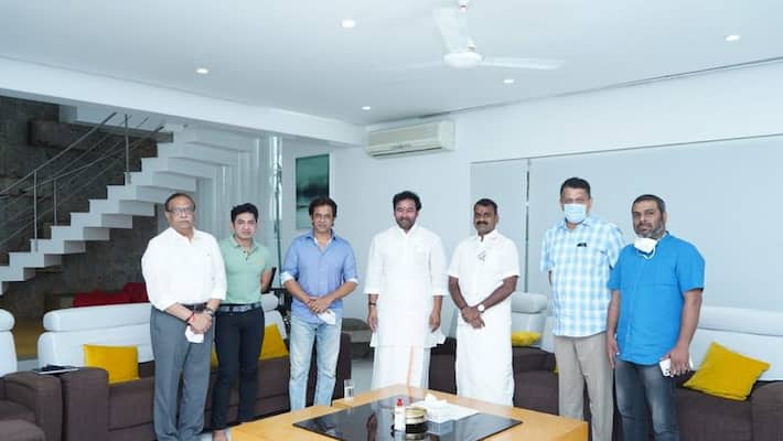 Action hero to join BJP soon .. ?? Home Minister shocked to go home and meet. Action hero to join BJP soon .. ?? Home Minister shocked to go home and meet.