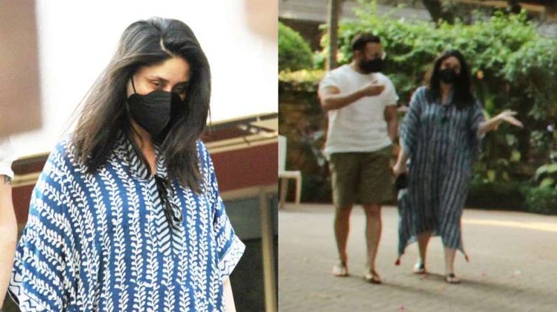 కొడుకు పుట్టిన తరువాత సైఫ్ అలీ ఖాన్, కరీనా జంట బ్లాక్ మాస్కులు ధరించి వారి ఇంటి బయట కనిపించారు. ఈ సమయంలో సైఫ్ ఒక తెల్లటి టీ-షర్టు అండ్ ఆలివ్ గ్రీన్ కలర్ కార్గో ప్యాంటుతో, కరీనా నీలిరంగు కఫ్తాన్ ధరించారు.