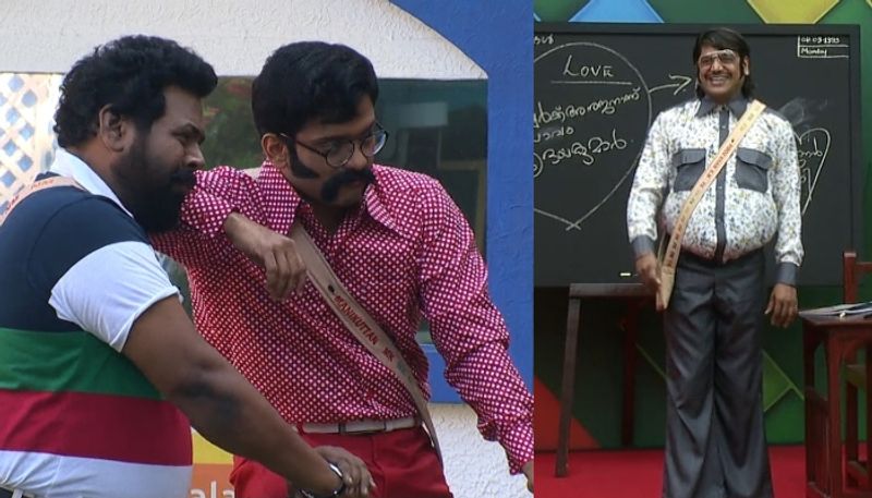 'സര്വ്വകലാശാല' എന്ന് പേരിട്ടിരിക്കുന്ന വീക്കിലി ടാസ്കില് എണ്പതുകളിലെ ഒരു കോളെജ് ക്യാമ്പസ് ആയി ബിഗ് ബോസ് വീടി രൂപാന്തരം പ്രാപിക്കുകയായിരുന്നു. ആക്ടിവിറ്റി ഏരിയ ക്ലാസ് മുറിയായി മാറിയപ്പോള് ഗാര്ഡന് ഏരിയ കോളെജ് സ്റ്റാഫ് റൂം ആയും മാറി. പഠനത്തോടൊപ്പം കലാലയ രാഷ്ട്രീയവും തെരഞ്ഞെടുപ്പ് പ്രചരണങ്ങളും പ്രണയാഭ്യര്ഥനയും കോളെജ് ഡേയുമെല്ലാം ഇടകലര്ത്തിയുള്ള ഒരു കലാലയ അന്തരീക്ഷം സൃഷ്ടിക്കണം എന്നതായിരുന്നു മത്സരാര്ഥികള്ക്ക് ബിഗ് ബോസ് നല്കിയ നിര്ദ്ദേശം.