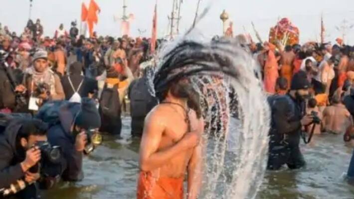 Haridwar Kumbh's first royal bath on Mahashivratri ASA Haridwar Kumbh's first royal bath on Mahashivratri ASA