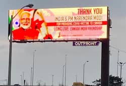 Billboards thanking PM Modi for vaccines surface in Toronto