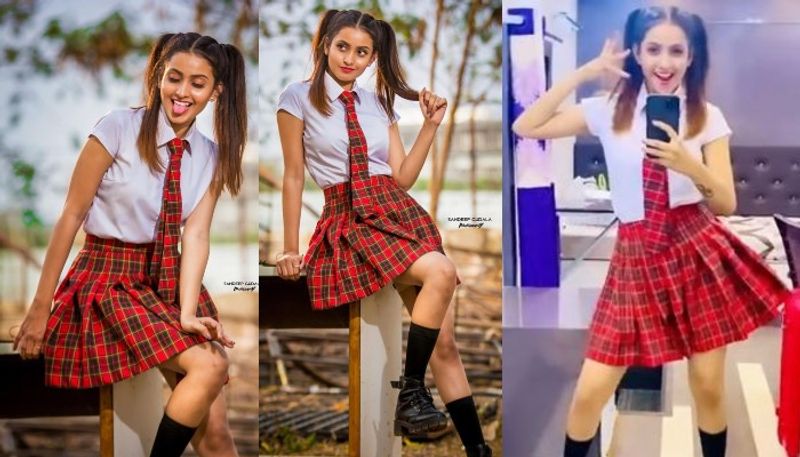 మరోవైపు జీన్స్ పాంట్, స్లీవ్లెస్ టాప్ ధరించి హోయలు పోయింది. ఆయా ఫోటోలు మరింతగా హీటెక్కిస్తున్నాయి.