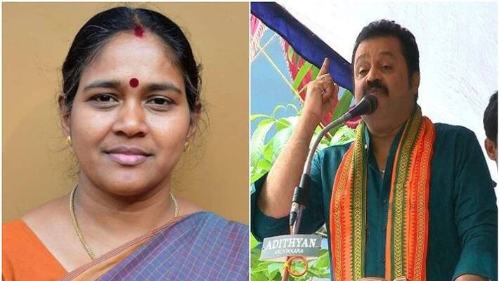 Suresh Gopi about sobha surendran candidateship in kazhakuttam Suresh Gopi about sobha surendran candidateship in kazhakuttam