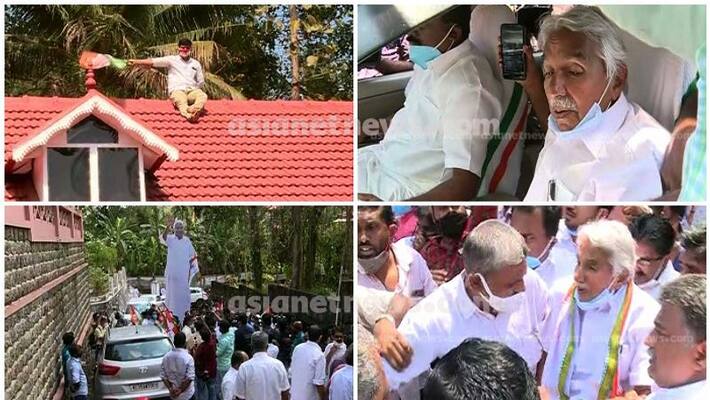 kerala assembly elections 2021 protests in puthuppally over change of constituency of oommen chandy kerala assembly elections 2021 protests in puthuppally over change of constituency of oommen chandy