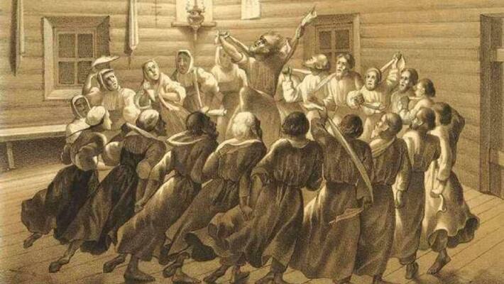 Skoptsy movement in the Russian Empire practicing castration Skoptsy movement in the Russian Empire practicing castration