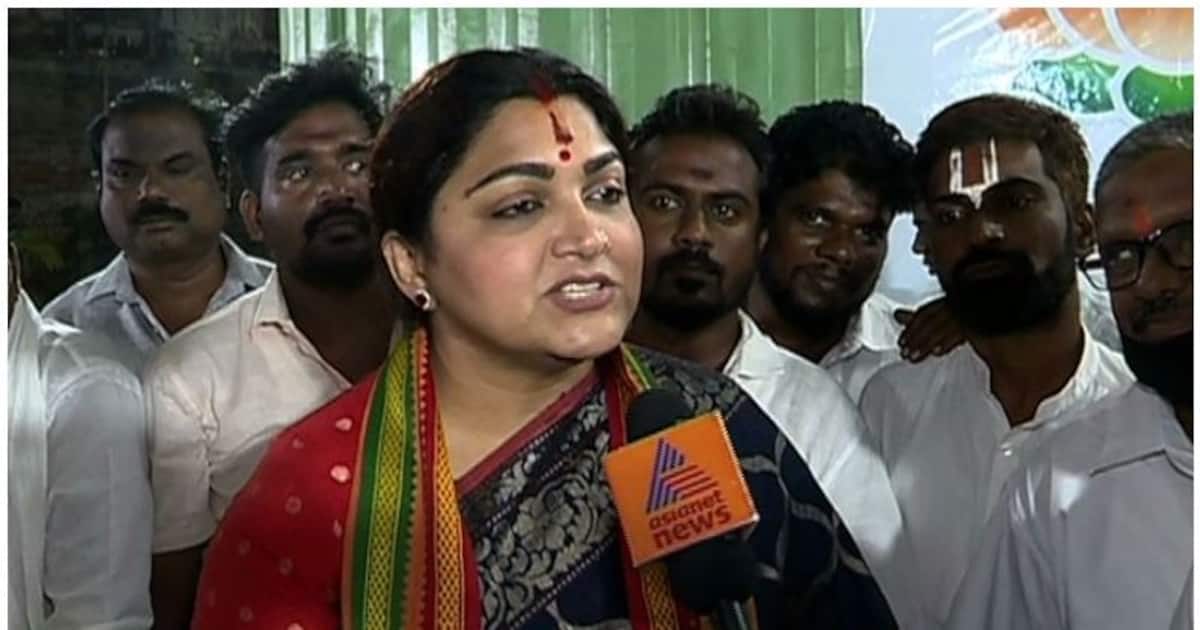 நான் பள்ளிக்குள் ஹிஜாப் அணிந்து சென்றதில்லை.. குஷ்பு பேட்டி!