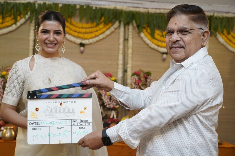మోహన్ దేవ్, సమంతపై క్లాప్ కొడుతున్న నిర్మాత అల్లు అరవింద్