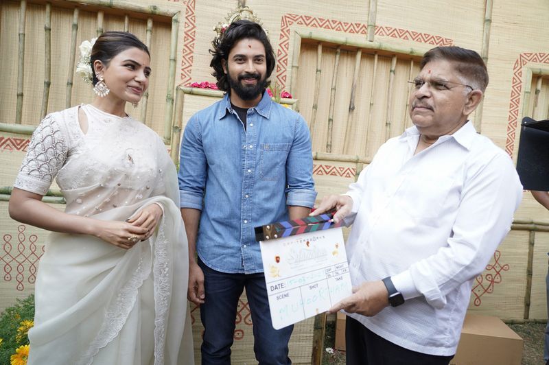 మోహన్ దేవ్, సమంతపై క్లాప్ కొడుతున్న నిర్మాత అల్లు అరవింద్