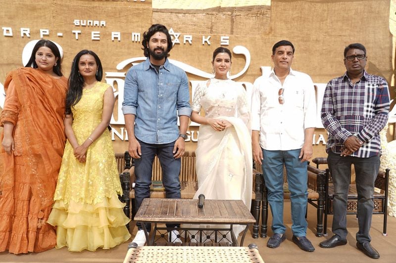 మీడియా సమావేశంలో పాల్గొన్న శాకుంతలం చిత్ర యూనిట్